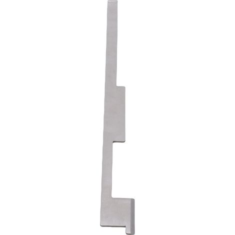 Racle à colle double tête en acier inoxydable 420 pour décoller et nettoyer colle sur chant de borduse (1/5)