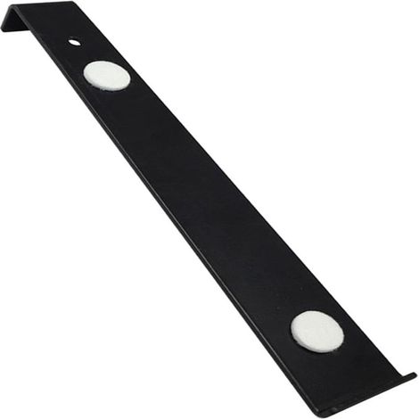 Palanca de acero negro de alta resistencia para montaje en suelo (apta para suelos de vinilo y madera, pequeña, duradera y fácil de usar). (1/5)