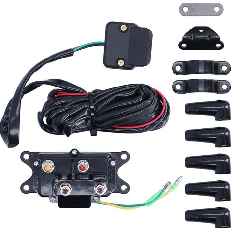 Kit de supports de montage pour relais solénoïde de treuil 12 V 250 A (contacteur, interrupteur) pour VTT/UTV (1/5)