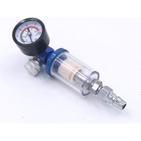Régulateur d'air UlisemSpray pour compresseur d'air, séparateur d'huile, filtre, séparateur d'eau avec buse, accessoires pour pistolet à peinture (G1/4) (1/4)