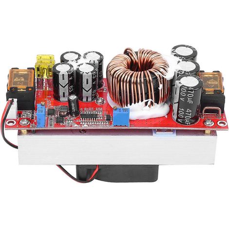 DC-DC 10-60V auf 12-97V 1500W 30A Spannungsaufwärtswandler Boost CC CV Netzteilmodul