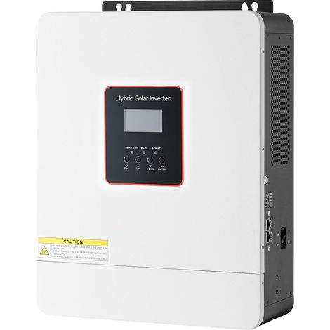 Onduleur Solaire Hybride 4000W 24V DC à 230V AC avec Chargeur Onde Sinusoïdale Pure et Contrôleur MPPT 120A WiFi pour Systèmes Autonomes (1/5)
