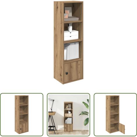 vidaXL Rangement livres - Bibliothèque chêne artisanal 31x24x102 cm bois d'ingénierie (1/5)