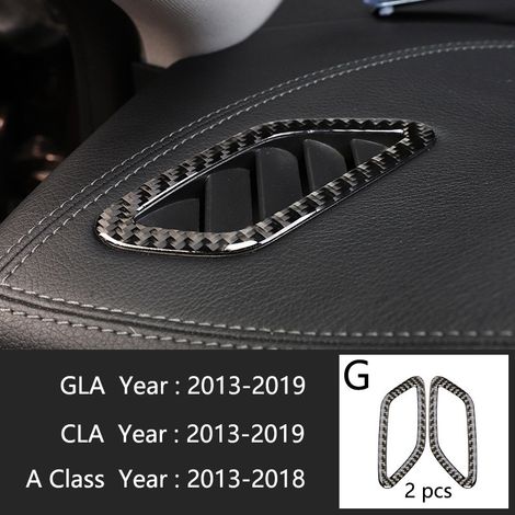 (Type G) Compatible avec Mercedes-Benz Classe A W176 GLA X156 CLA Accessoires de climatisation, panneau de console CD, garniture de style automobile (1/5)