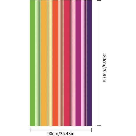 Serviette de plage, serviette de plage en fibres ultra-fines et absorbantes, serviette imprimée, tapis de plage (1/4)