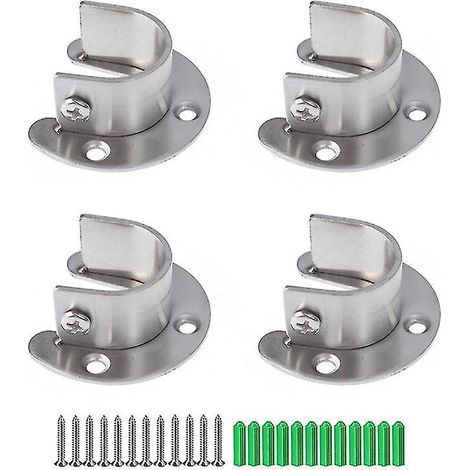 28-teiliges Set Kleiderstangenhalterungen