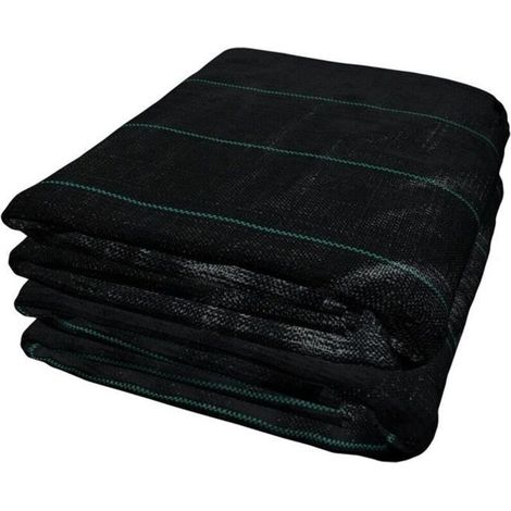 Bardusch - Toiles de Paillage Tapis Anti Repousse PP Lutte Contre Les Mauvaises Herbes Bâche Feuille de Plantation Pliable(10㎡, 2x5m) (1/4)