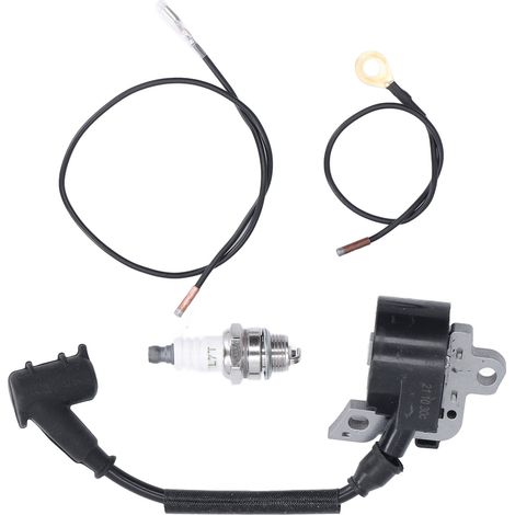 Zündspule, Zündmodul mit Zündkerze und Zündkabeln für STIHL Kettensägen 046 MS460 066 MS660 MS650 (1/5)