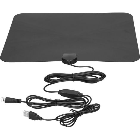 Indoor-HD-TV-Antenne 80 km, hochauflösender Fernsehempfang, große Reichweite, starkes Signal, für den Heimgebrauch. (1/5)