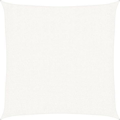Voile d'ombrage 160 g/m² Blanc 3x3 m PEHD vidaXL
