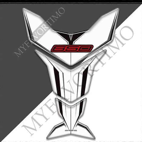 Autocollants de protection de réservoir pour Kawasaki Ninja 650 Z Z650 VERSYS, kit essence/huile, logo emblème en forme d'arête de poisson au niveau du genou (1/5)