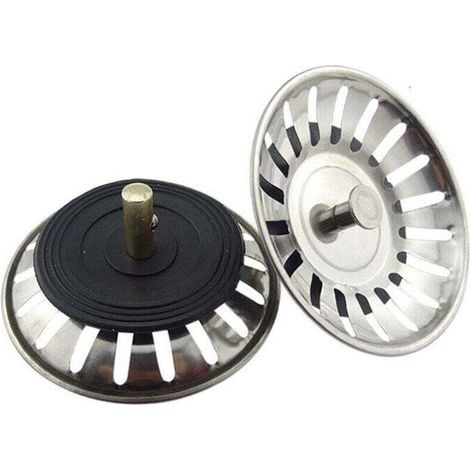 Bonde en inox (Diametre : 83 mm - Hauteur : 16 mm) pour eviers Armonia, Galassia Franke (1/4)