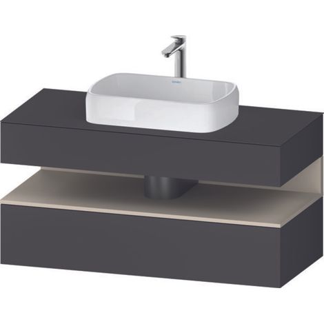 Duravit Collection One Konsolenwaschtischunterbau, 1 Auszug, 1 (1/2)