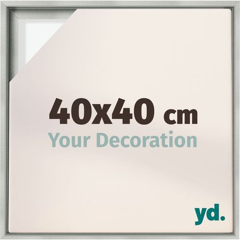 Your Decoration - Cadre flottant - Argent Mat - Cadre en caisse américaine pour toile sur chassis - MDF - Lyon (1/5)