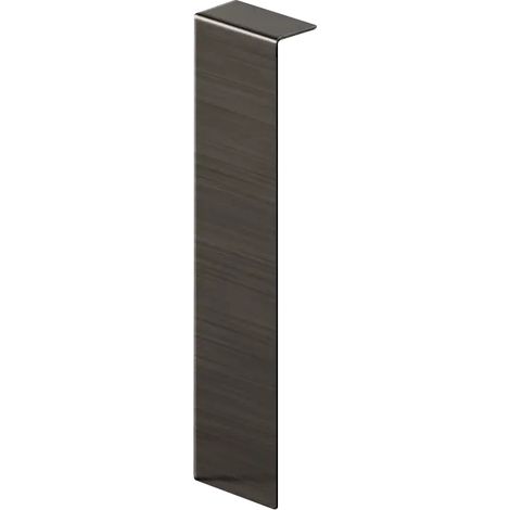 Ilcom FCI-Verbindung für FC-Stahl-Sockelleisten 60mm x 20mm x 10mm - Schwarz satiniert