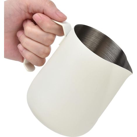 1 Pichet Lait Acier Inoxydable 450ml Bec Verseur Précis Machine Café Barista (1/5)
