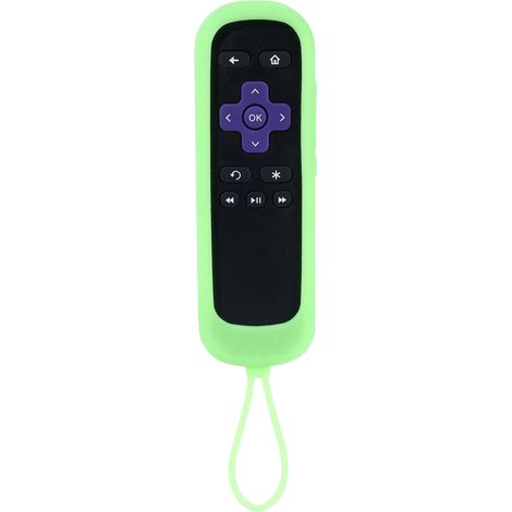Beleuchtete, schmutzabweisende Silikonhülle – Kompatibel mit Roku (TCL, Hisense, Onn, Sharp, Element, Westinghouse, Philips, Insignia, JVC, RCA, Hitachi, Sanyo)
