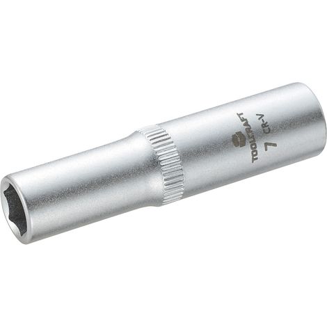 Steckschlüssel-Einsatz 6,3 mm (1/4") TOOLCRAFT 816096 Schlüsselweite 7 mm
