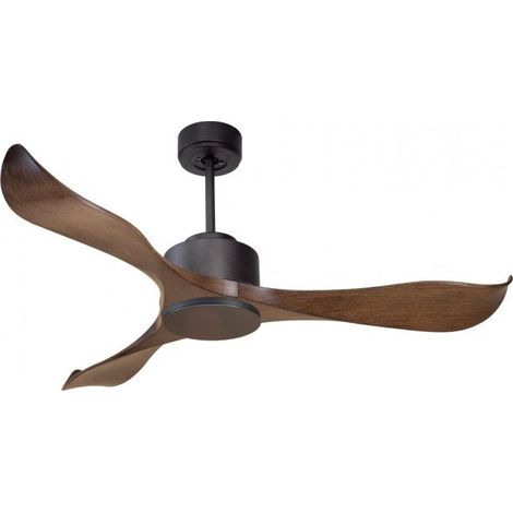 Modulo de KlassFan - Ventilateur DC de plafond sans Lumière gris basalte et bois idéal pour 25 à 40 m² KLDC1P2Wo (1/5)