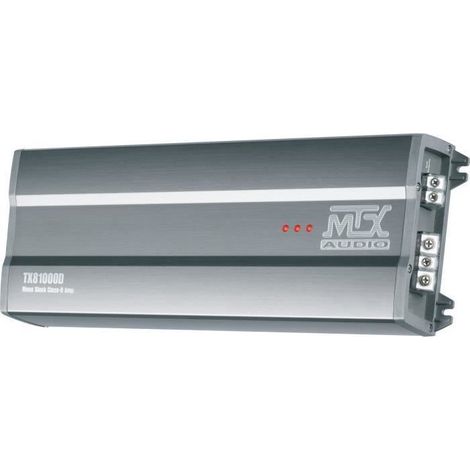 MTX TX81000D Amplificateur 12V Bloc Mono Classe-D 1x1000W RMS en Aluminium (1/3)