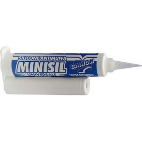 SILICONE ACETICO MINISIL + SPINGITORE Bianco