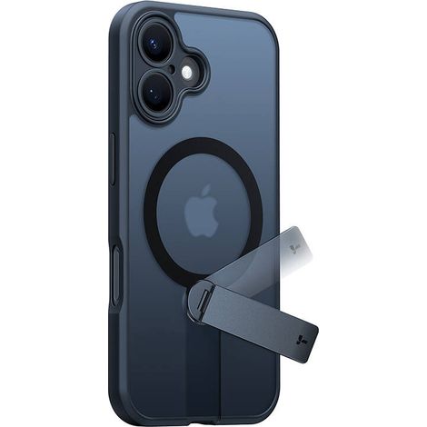 Étui Torras Pstand Spin pour iPhone 16 (Noir) (1/5)