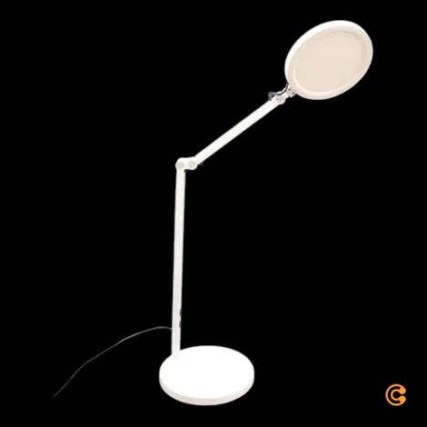 [GEBRAUCHT] B-Ware Schreibtischleuchte Tischlampe LED Regina Dimmer weiß Metall Methacrylat Fabas L (1/2)