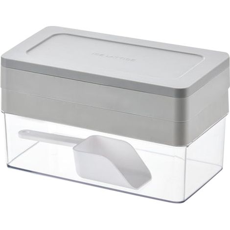 1 Bac à glaçons avec couvercle et bac, moule en silicone sans BPA, libération facile, pour whisky, cocktail, cuisine, bar (1/5)
