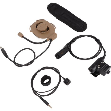 Écouteurs intra-auriculaires unilatéraux militaires avec microphone à doigt PTT U94 pour casque de moto MOTOROLA XIR P8268 P8668 DP4400