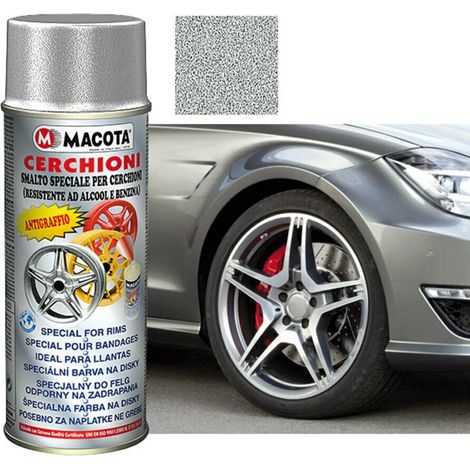 Macota Vernice Spray CERCHIONI 400ml antigraffio auto moto tuning Alluminio (1/3)
