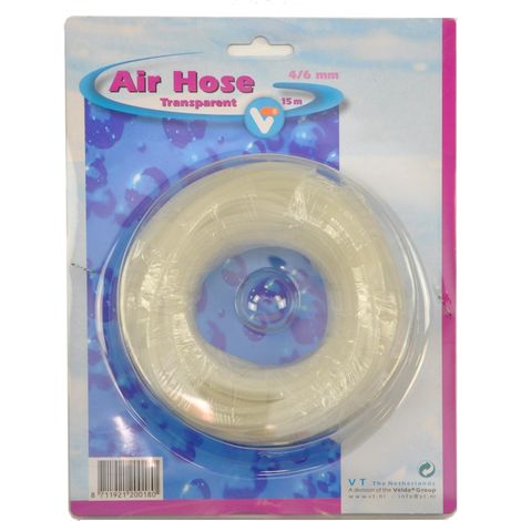 Velda Luftschlauch Air Hose VT 146251 transparent 4/6 mm 15 m