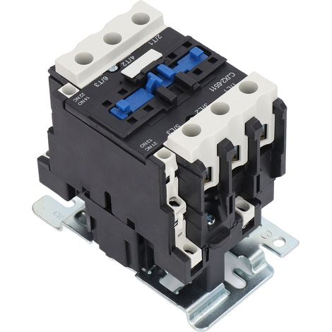 Contacteur AC 65A Bobine Auxiliaire 1NO 1NC Principal 3NO Commande Moteur Alimentation Voyants 50Hz 380V (1/5)