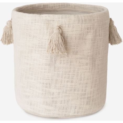 BASKET POMPON CLARO Ø30X30CM (1/2)