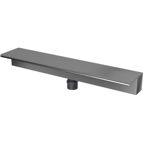 Sortie de Cascade en Acier Inoxydable 304, Conception à Large Ouverture Supérieure, Installation Facile pour L'aménagement Paysager de Jardin de Piscine de Cour (500MM) (1/5)