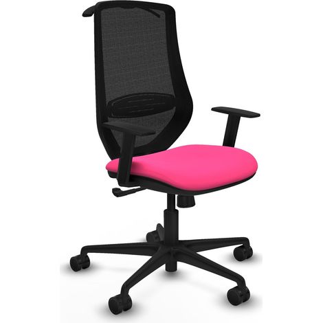 piqueras-y-crespo Mardos chaise de bureau rose confortable