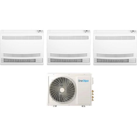 Condizionatore OneClima Trial Split Console 12+12+12 con MLT27x3/Y24 R-32 Wi-Fi Optional con Telecomando di Serie