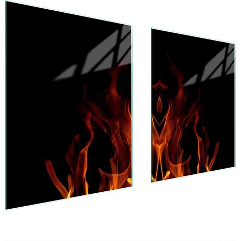 Plaque de protection en verre pour poêle 85x52 (1/5)