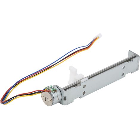 Moteur pas à pas linéaire 2 phases 4 fils pour table coulissante à vis, tension d'entraînement 4,9 V, angle de pas 18° (1/5)