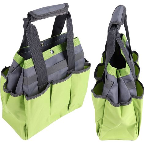 Sac de rangement outils grande capacité, organisateur portable de jardinage, kit jardin et pique-nique, plantation, transport pratique (1/5)