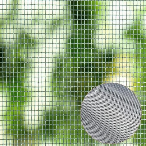 Grillage métallique en acier inoxydable 304 20 mesh pour portes - 200 x 60 cm (1/5)