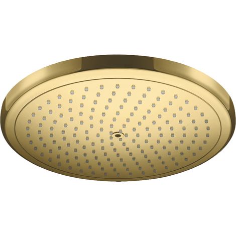 Hansgrohe Croma - Rociador de ducha 280, EcoSmart, aspecto de oro pulido 26221990 (1/3)