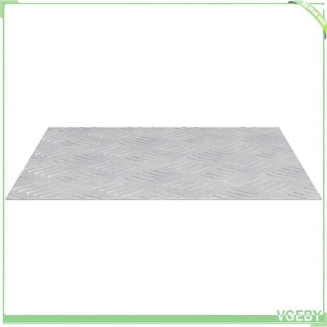 4104315 Nez de marche Carré 2 pcs Argenté 40 x 40 cm Aluminium (1/3)