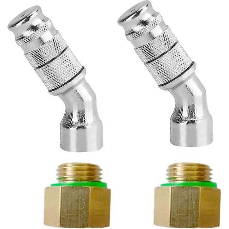 Adjustable Sprayer Nozzle Tips 2 Sets High Pressure Misting Spray Nozzle 1.5mm Aperture (1/5)