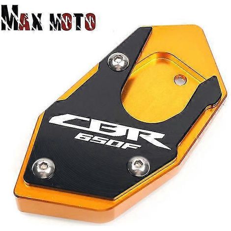 Seitenständer-Verlängerungsplatte für Honda CBR650R, CBR650F, CB650R, CB650F (Modelljahre 2019–2020) – Gold