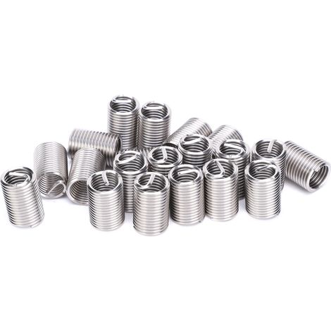 Satz mit 20 Reduziereinsätzen für Muttern (Außen- und Innengewinde), Reparaturwerkzeug, Edelstahlbefestigungselement M14x22,5D (1/5)