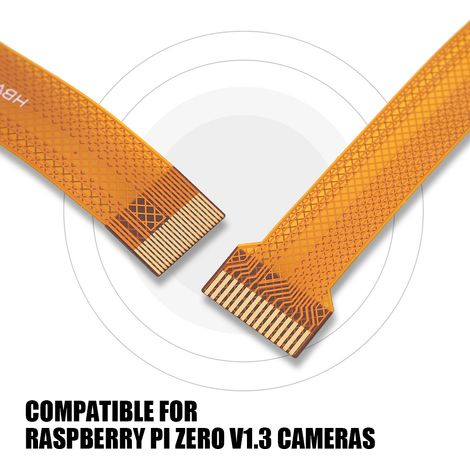 Câble plat flexible FFC de 30 cm, résistant et durable, pour caméras Raspberry Pi Zero V1.3 (1/5)