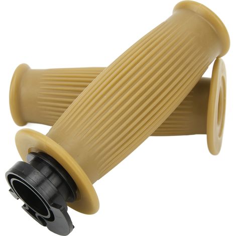 Poignées d'accélérateur (1 paire) de 22 mm de diamètre pour scooter GY6 50cc, 80cc, 125cc et 150cc (jaune) (1/5)