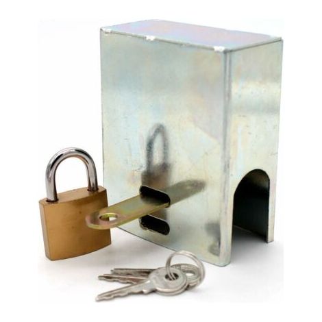 Robinet d'eau interrupteur serrure prise électrique couvercle de protection multifonction robinet extérieur antivol serrure carré argent (1/4)