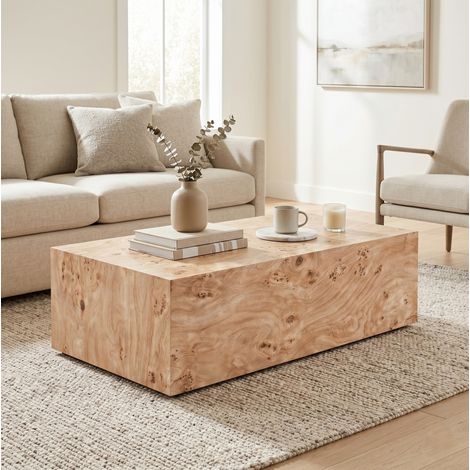 Tavolino minimalista per soggiorno, design versatile, struttura stabile, superficie facile da pulire, legno MDF (1/5)