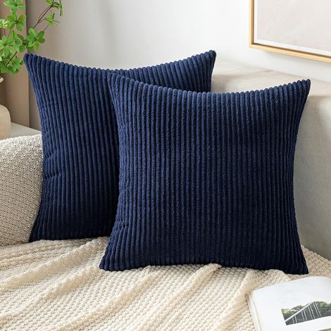 Decorative Housse de Coussin 40x40 Taie d'oreiller Marine Blau (1/5)